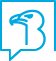 Logo Beli ikon - plavi